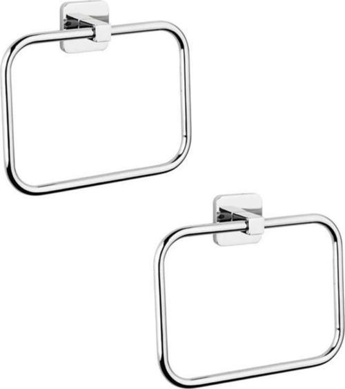 Banyo Kare Yuvarlak Havluluk (71708) 2'Li Paket