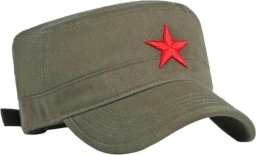 Unisex Pamuklu Yıldızlı Castro Şapka