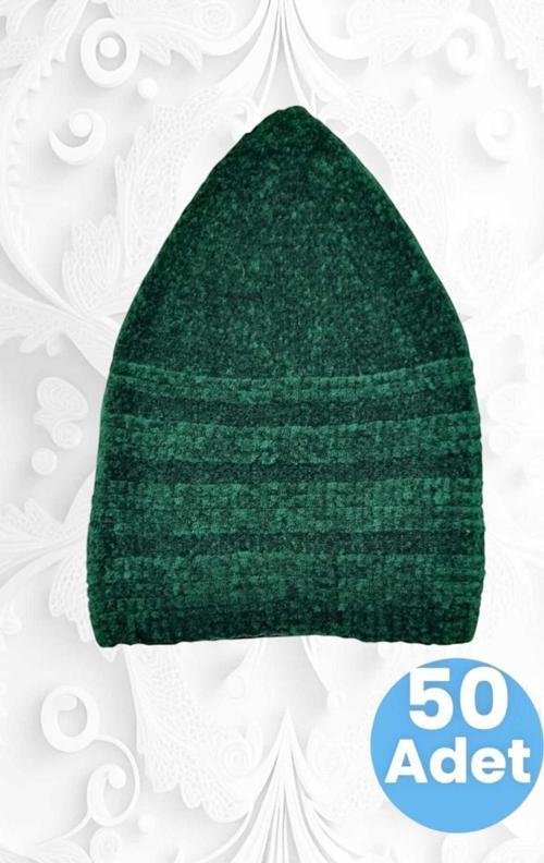 50'Li Kadife Takke Kaliteli Namaz Takkesi
