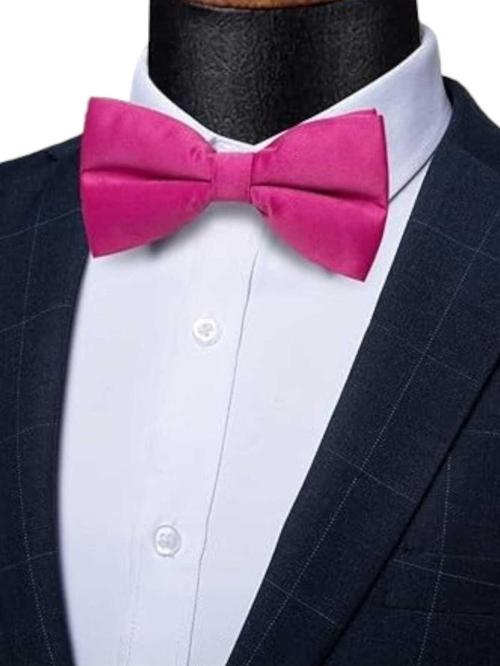 Erkek Düz Renk Saten Papyon