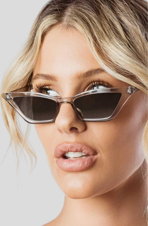 Kadın Rosa Cat Eye Model Şeffaf Çerçeveli Güneş Gözlüğü