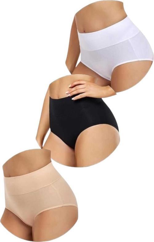 Kadın Dikişsiz Karın Toparlayıcı Slip Külot Korse 3'Lü Set