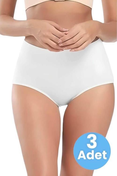 Kadın Dikişsiz Karın Toparlayıcı Slip Külot Korse 3'Lü Set