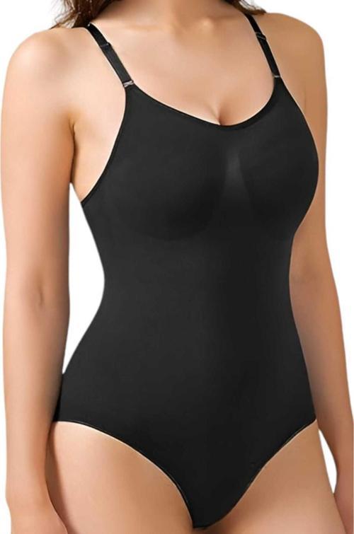 Kadın Dikişsiz Toparlayıcı Ve İnceltici Çıtçıtlı İp Askılı Slip Body  Korse