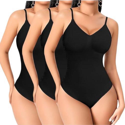 Kadın Ayarlanabilir İnce Askılı Çıtçıtlı Slip Body Korse 3'Lü Set