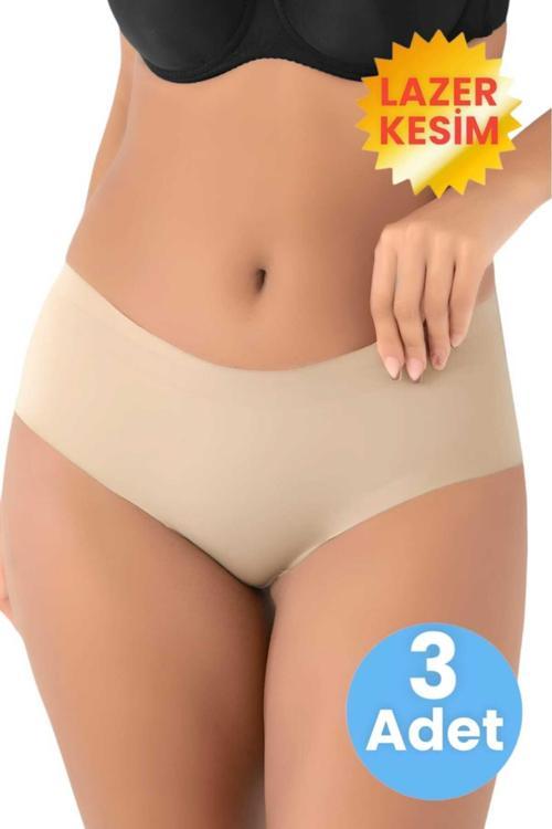 Kadın Lazer Kesim Karın Toparlayıcı Ve İnceltici Bato Külot Korse 3'Lü Set