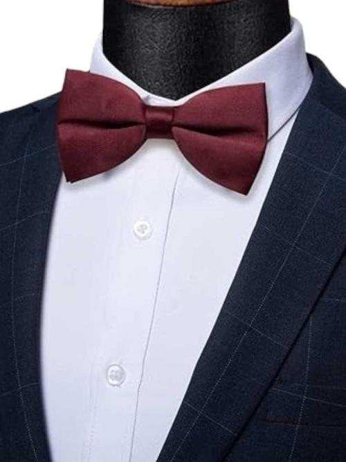 Erkek Düz Renk Saten Papyon