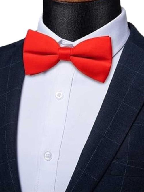 Erkek Düz Renk Saten Papyon