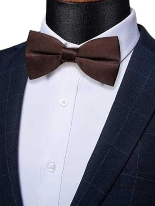 Erkek Düz Renk Saten Papyon