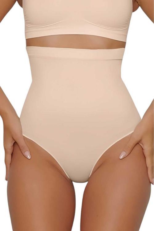 Kadın Toparlayıcı Dikişsiz Yüksek Bel Slip Korse