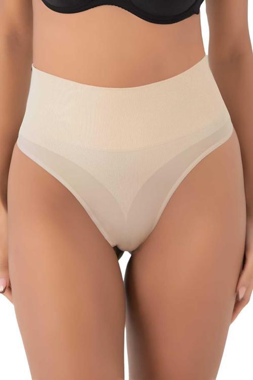 Kadın Dikişsiz Alt Karın Toparlayıcı String Külot Korse