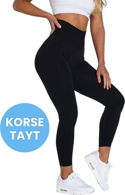 Yüksek Bel Korse Tayt Sıkılaştırıcı Inceltici Doğum Sonrası Toparlayıcı Lohusa Tayt