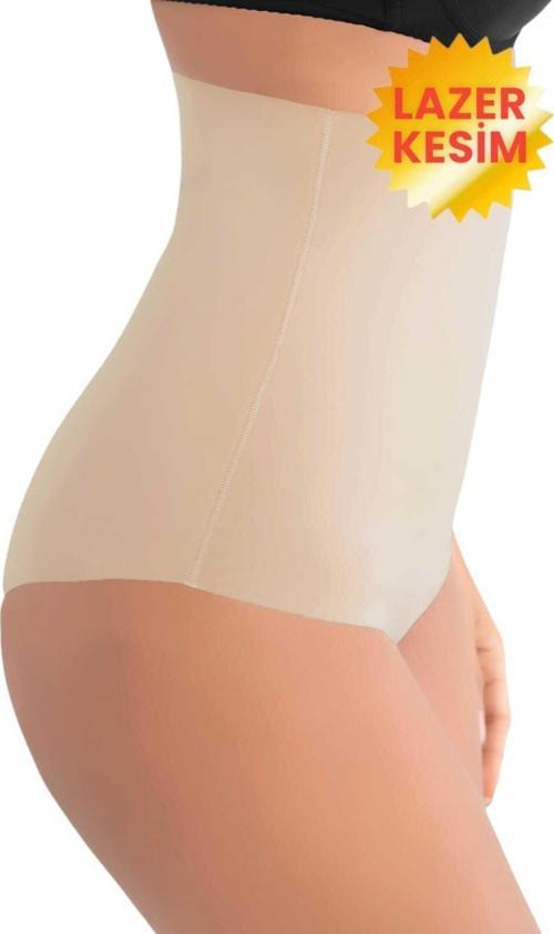 Kadın Lazer Kesim  İnceltici Ve Toparlayıcı Yüksek Bel Slip Korse