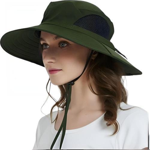 Unisex Yazlık Geniş Kenarlı Maxi Boy Fileli Katlanabilir Safari Outdoor Plaj Şapkası