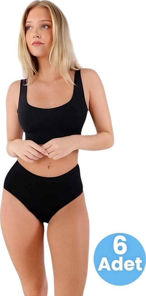 Kadın Pamuklu Penye Süprem Kumaş Bato Külot Kadın Bato Külot 6 Adet