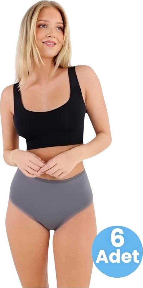 Kadın Pamuklu Penye Süprem Kumaş Bato Külot Kadın Bato Külot 6 Adet