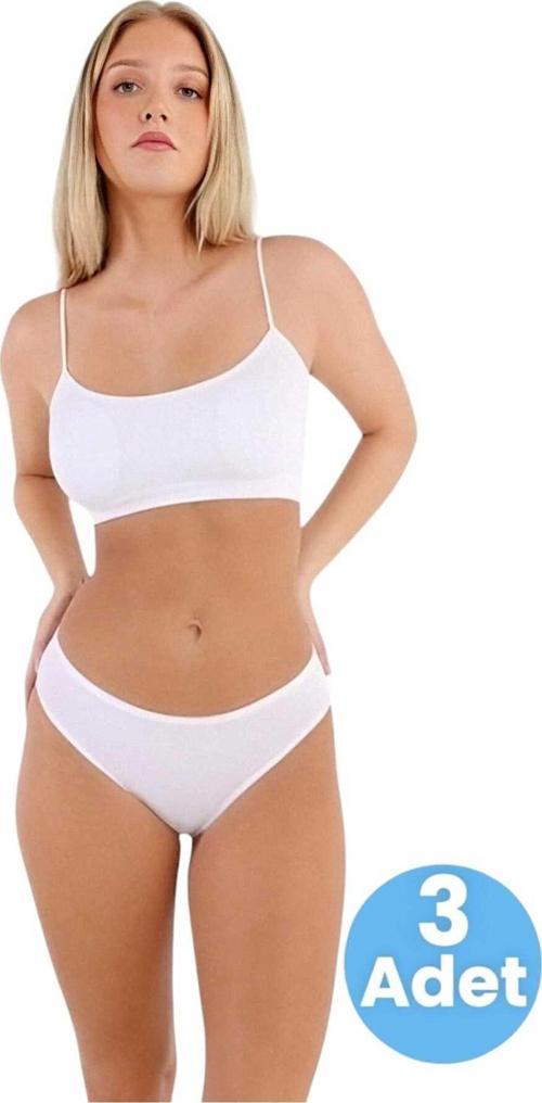 Kadın Pamuklu Penye Süprem Kumaş Bikini Külot Kadın Bikini Külot 3 Adet