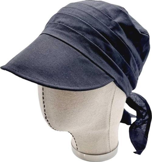 Kadın Safari Bağlamalı Siperli Bandana Plaj Şapkası