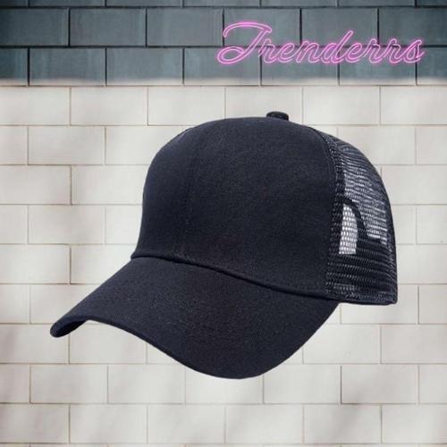 Unisex Arkadan Ayarlanabilir Fileli Basic Beyzbol Kep Şapka