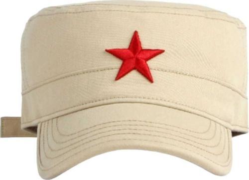 Unisex Pamuklu Yıldızlı Castro Şapka