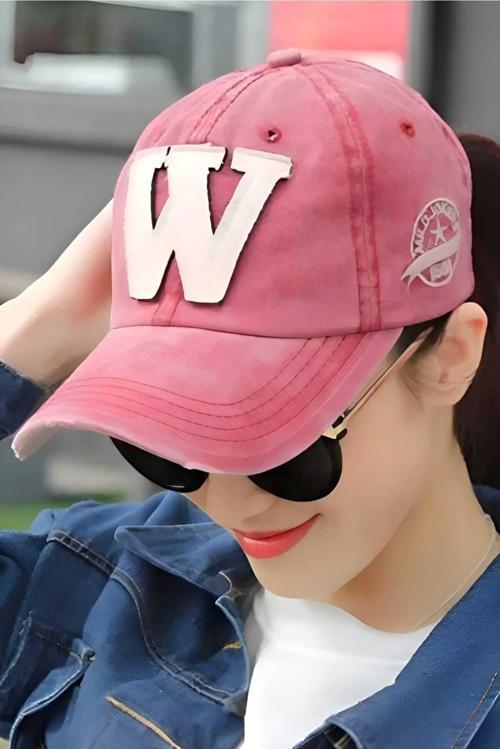 Unisex Eskitme W Ayarlanabilir Beyzbol Kep Şapka Baseball Şapka