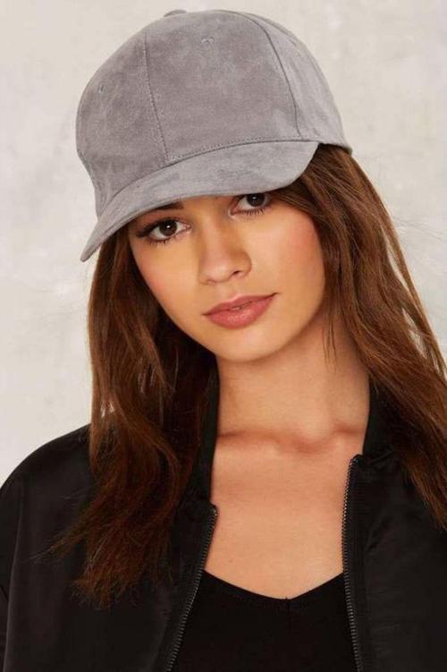 Unisex Süet Ayarlanabilir Beyzbol Kep Şapka