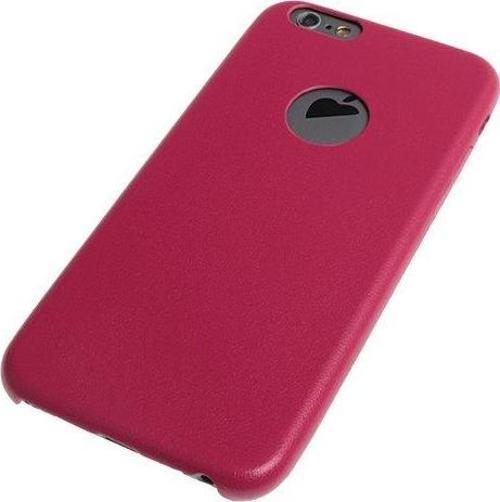 iPhone 6S/6 ile Uyumlu Kılıf Leather Fit Serisi Yumuşak Dokulu Vişne Çürüğü