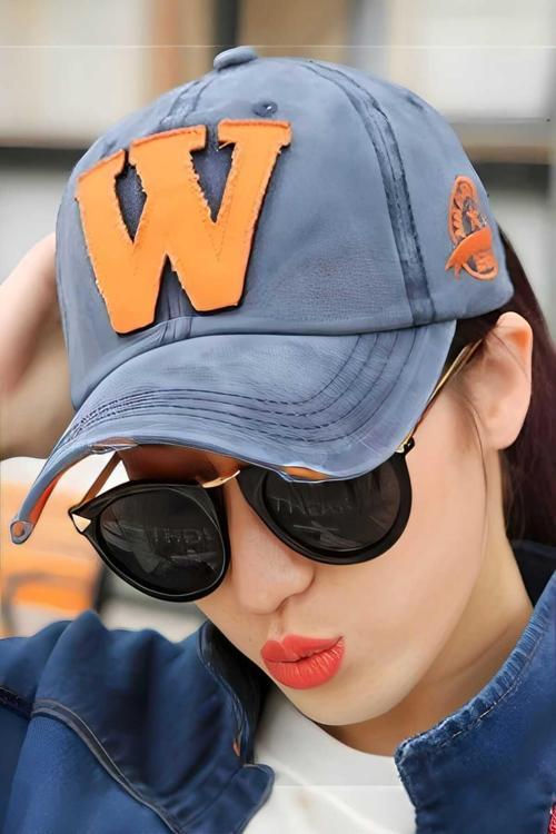 Unisex Eskitme W Ayarlanabilir Beyzbol Kep Şapka Baseball Şapka