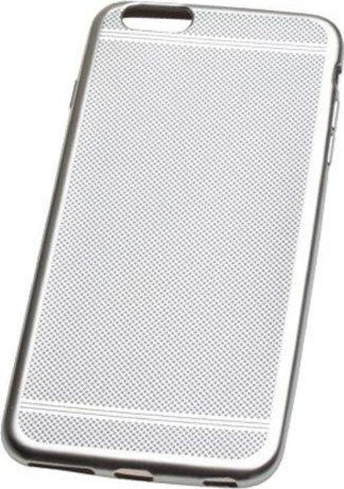 iPhone 6S Plus/6 Plus ile Uyumlu Storm Silikon Kılıf Light Silver