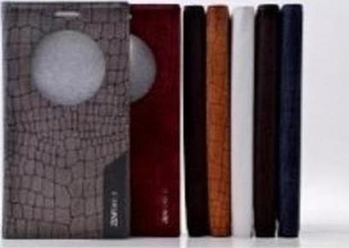 Zenfone 6 ile Uyumlu Rock Serisi Kapaklı Kılıf Siyah