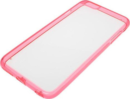 iPhone 6S Plus/6 Plus ile Uyumlu Kılıf Silikon Lims Şeffaf Pembe