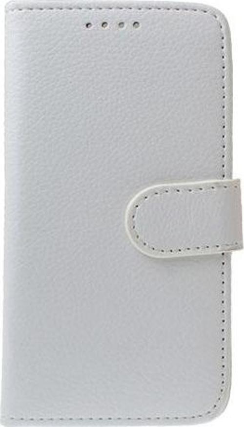 Zenfone 4 ile Uyumlu Cüzdanlı Kapaklı Kılıf Beyaz