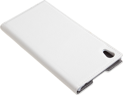Xperia Z3 Plus ile Uyumlu Kılıf Safir Serisi Kapaklı Beyaz