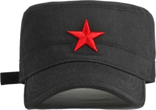 Unisex Pamuklu Yıldızlı Castro Şapka