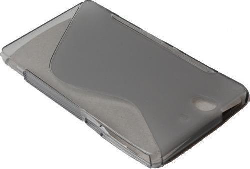 Xperia Z ile Uyumlu S Desenli Silikon Kılıf Gri