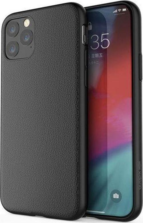 iPhone 11 Pro ile Uyumlu X-Doria Dash Air Serisi Gerçek Deri Kılıf Siyah