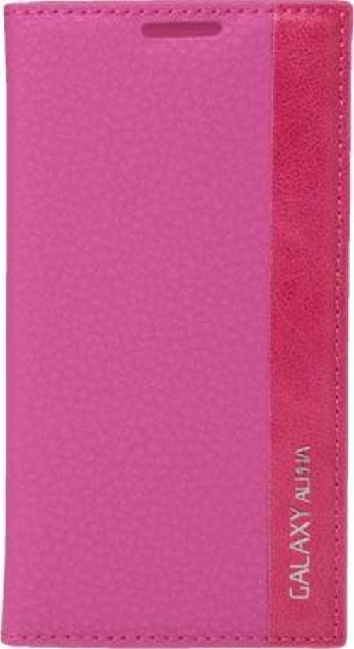 Galaxy Alpha ile Uyumlu Magnum Serisi Yan Model Kapaklı Kılıf Pembe