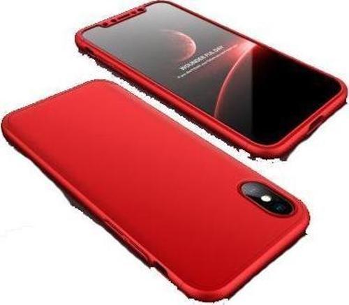 iPhone X ile Uyumlu Ays Sert Kılıf Kırmızı