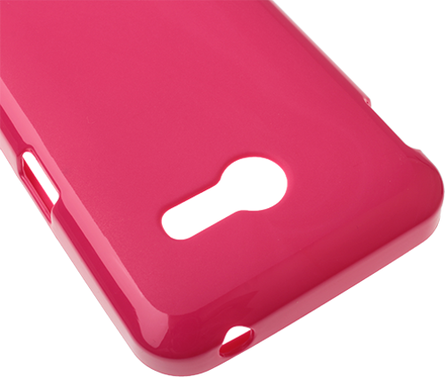 Zenfone 4 ile Uyumlu Silikon Kılıf Pembe Renk