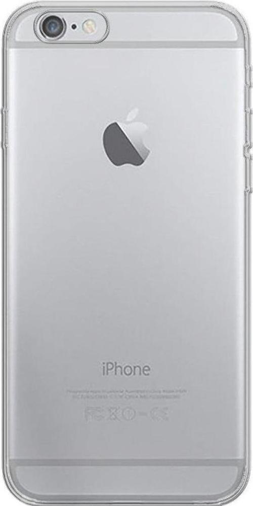 iPhone 6 ile Uyumlu Tıpalı Kamera Korumalı Silikon Kılıf Şeffaf