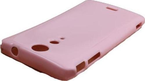 Xperia TX LT29i ile Uyumlu Deluxe Silikon Kılıf Pembe