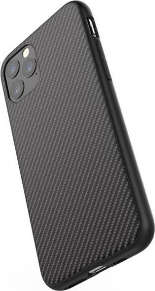iPhone 11 Pro Max ile Uyumlu X-Doria Dash Air Serisi Karbon Kılıf Siyah