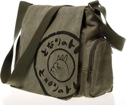 Haki Yeşil Totoro Bag Postacı Çanta