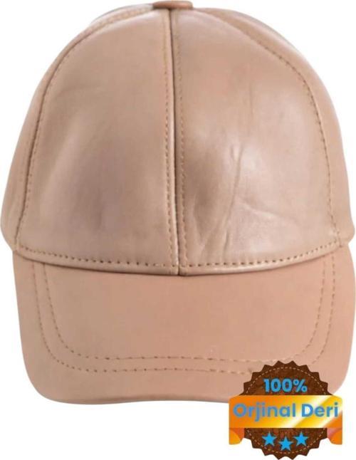 Unisex %100 Deri Arkadan Ayarlanabilir Baseball Kep Şapka