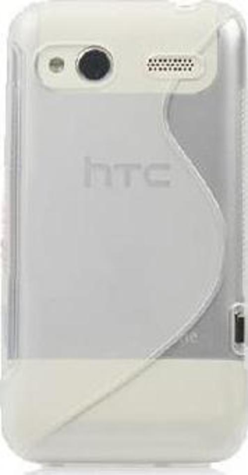 Radar ile Uyumlu S Desenli Şeffaf Silikon Kılıf Beyaz Renk