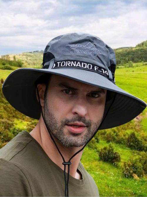Unisex Yazlık Geniş Kenarlı Fileli Katlanabilir Safari Outdoor Plaj Şapkası