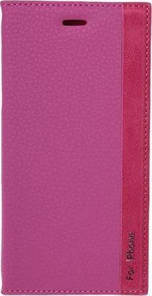 iPhone 6S Plus/6 Plus ile Uyumlu Kılıf Magnum Serisi Yan Model Pembe