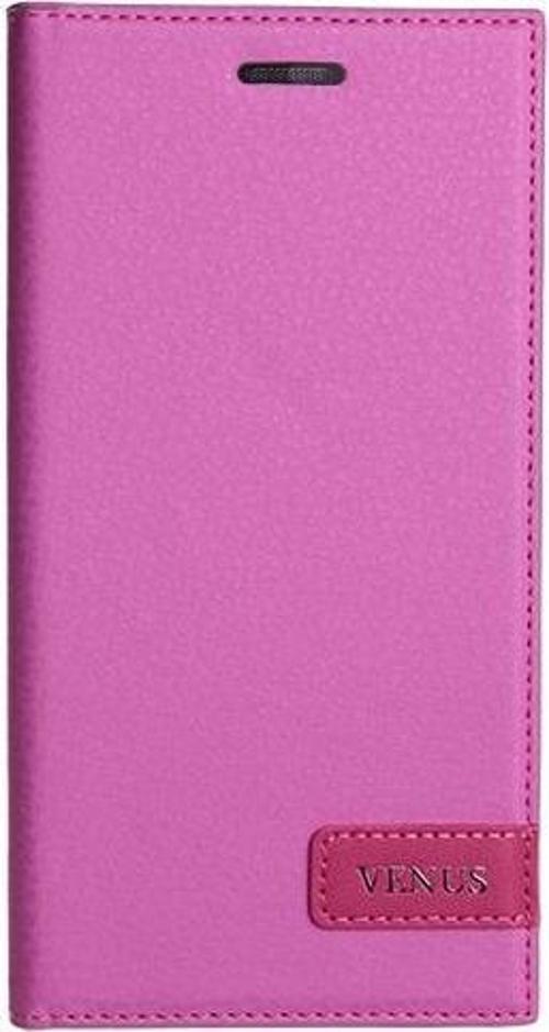 Venüs 5.5X ile Uyumlu Kılıf Yan Model Safir Serisi Pembe