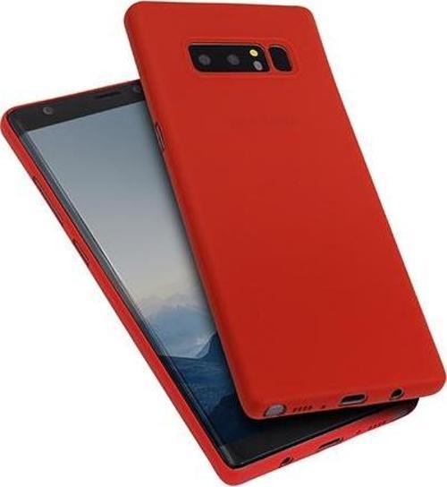 Galaxy Note 8 ile Uyumlu Slim Cover Kırmızı