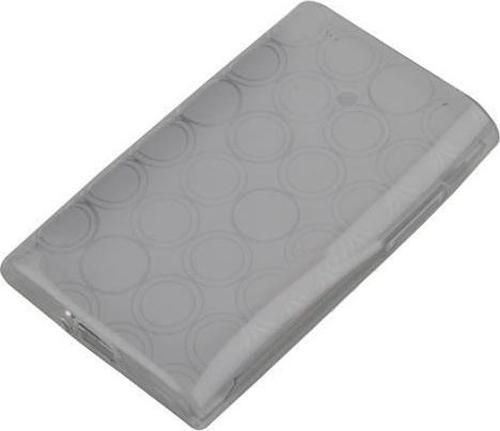 Optimus L3 ile Uyumlu Şeffaf Silikon Kılıf Beyaz Renk